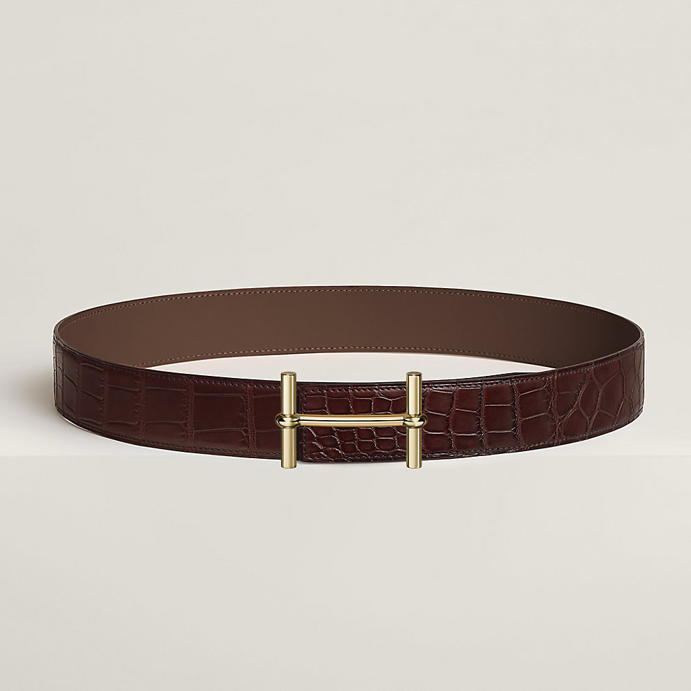 ベルトバックル 《Hダンクル》 & レザーベルト（キット） 38 | Hermès