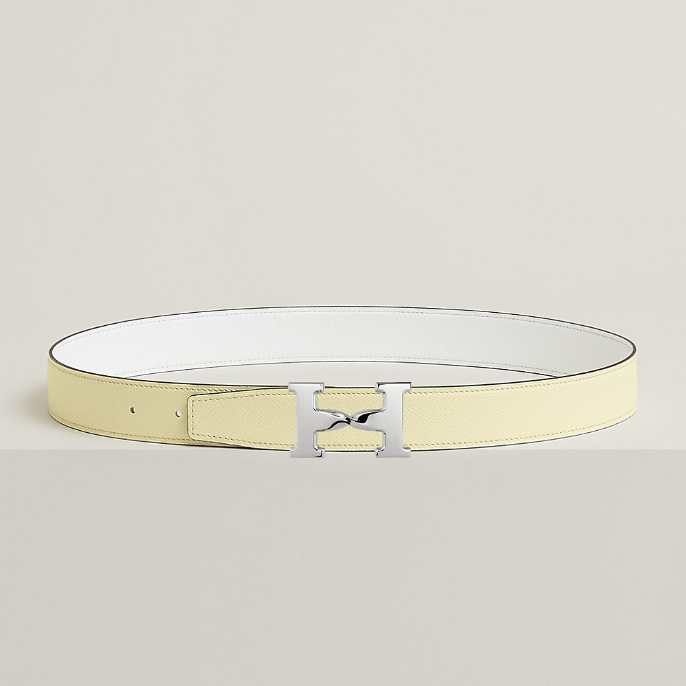 まみもも HERMES調 ホワイトレザーベルトH型バックル 2個セット まみもも様専用 HERMES調 ホワイトレザーベルトH型バックル 2個セット