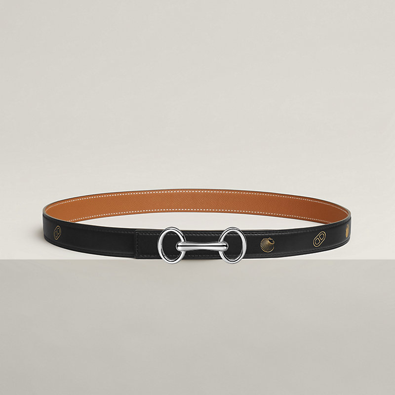 HERMES エルメス セリエミニリバーシブルベルト ヴェールヴェ