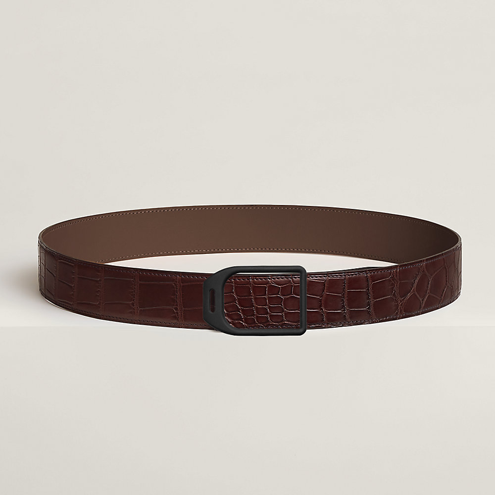 ベルトバックル 《ジョッキー》 & レザーベルト 38 mm | Hermès