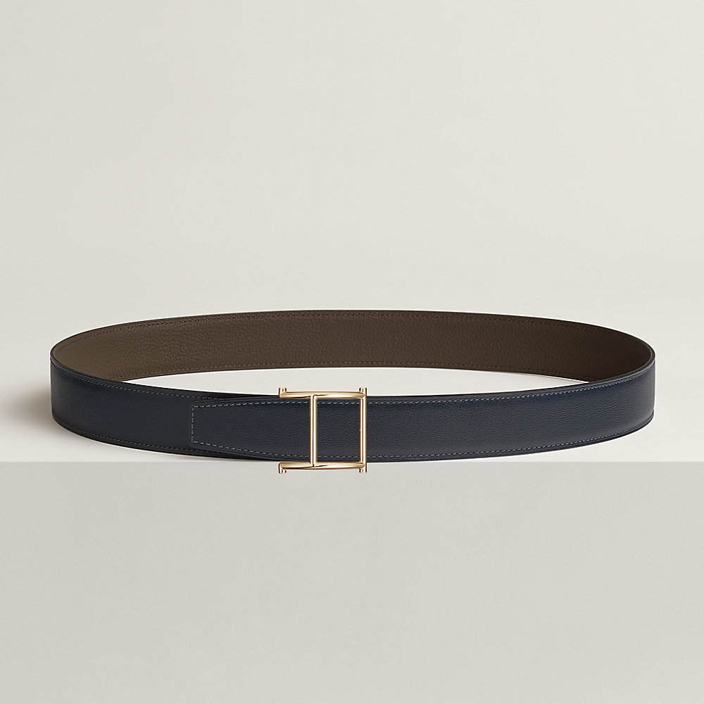 ベルトバックル 《セリフ》 & レザーベルト（キット） 32 | Hermès