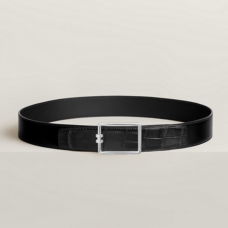 HERMES エルメス ベルト バックル Hベルト ○Z刻印 ブラック