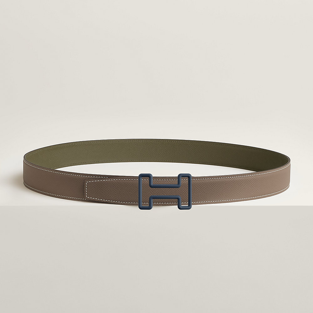 HERMES ベージュレザーベルト 70 エルメス メドール コリエドシアン 〇Z ベルト 70 レザー