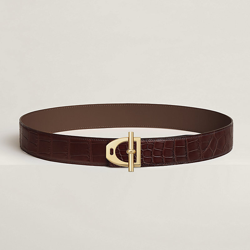 ベルトバックル 《ネオ・エトリエ》 & レザーベルト 38 mm | Hermès