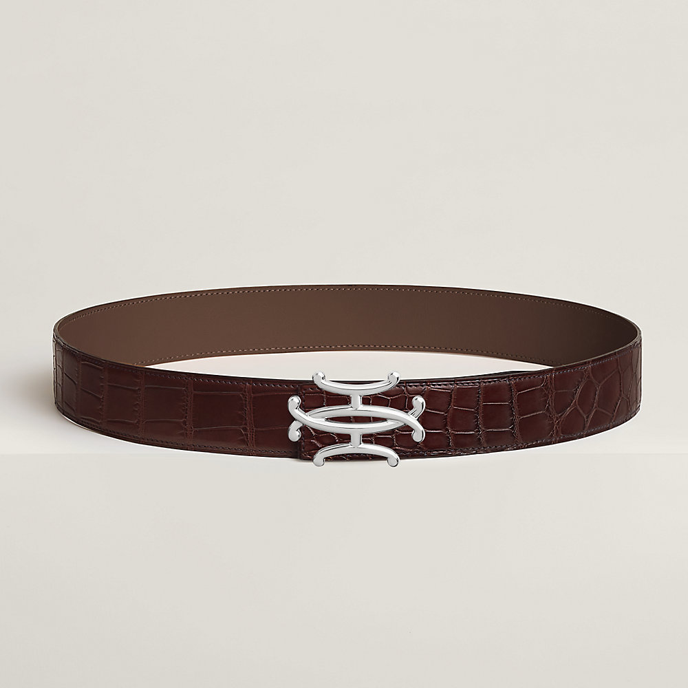 ベルトバックル 《ネオ・リフト》 & レザーベルト 38 mm | Hermès