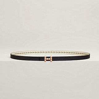 HERMES エルメス　13mm ベルトバックル ベルトバックル 《バブル》 & レザーベルト 《トレッフル》 13