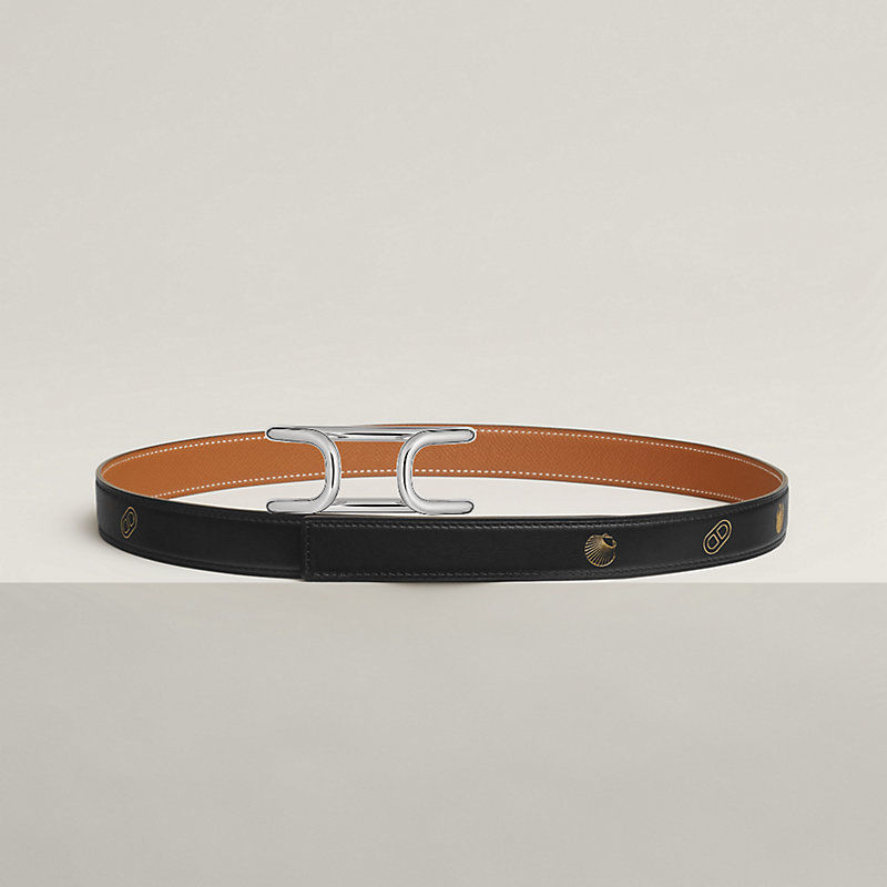 ベルトバックル 《ピルエット》 & リバーシブルベルト 《エルメス