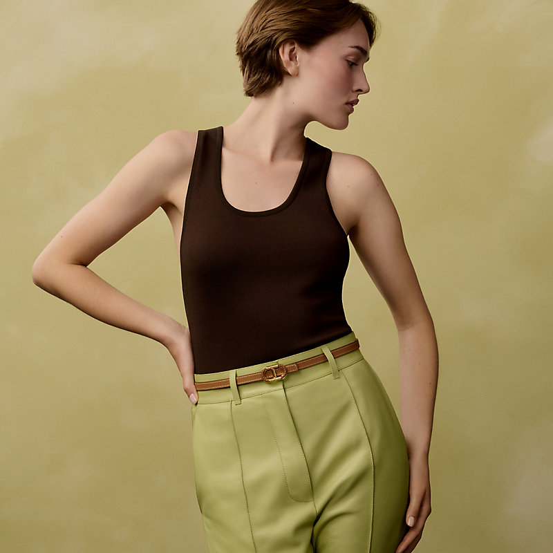 ベルトバックル 《マイヨンH》 トレッセ & レザーベルト（キット） 13