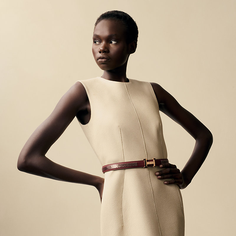 ベルトバックル 《ミニH》 ディスコ & リバーシブルベルト 《エルメス