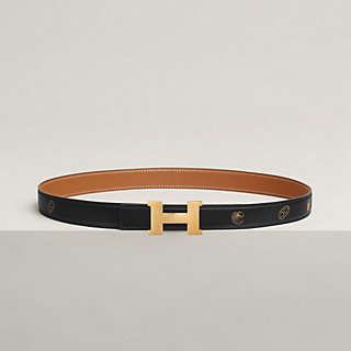 HERMES　エルメス　マルトレ & リバーシブルベルト 32 mm ベルトバックル-《ミニ・コン