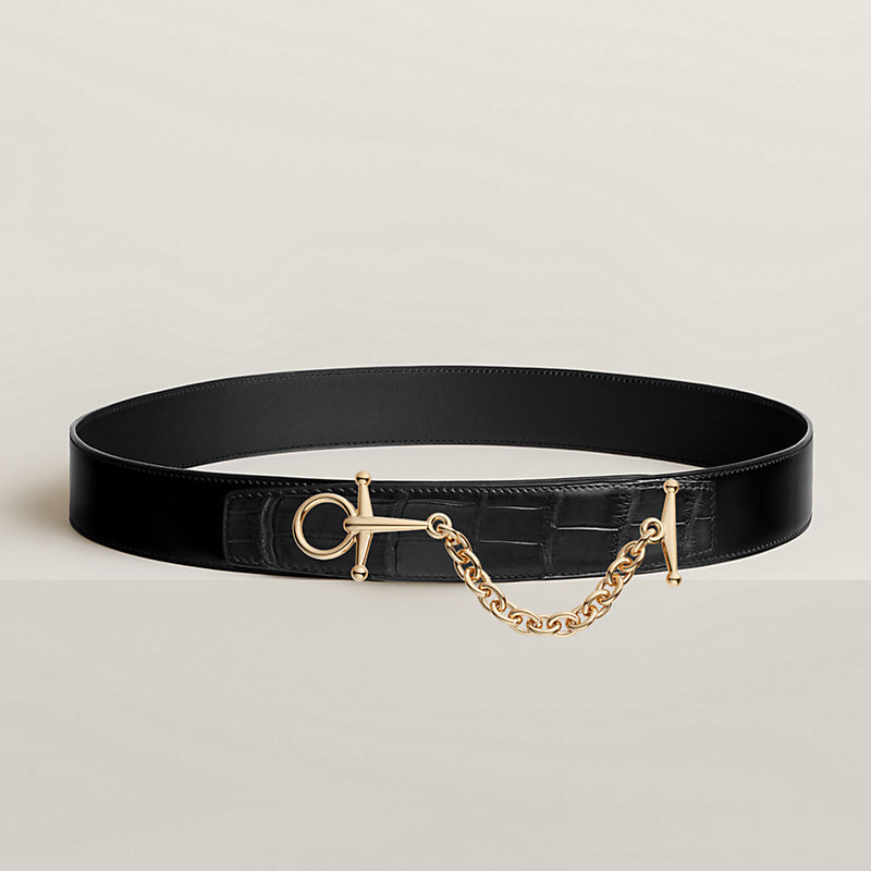 ベルトバックル 《ラッド》 & レザーベルト 38 mm | Hermès - エルメス