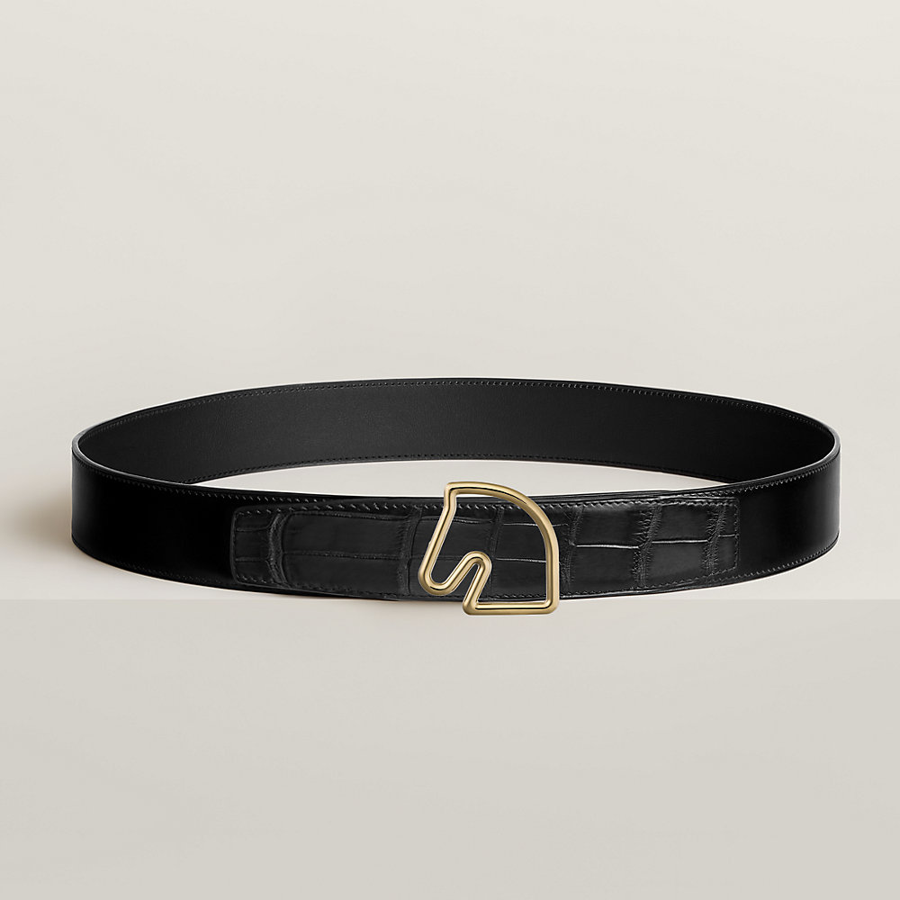 美品 HERMES エルメス ベルトバックル ジャンボ レザーベルト