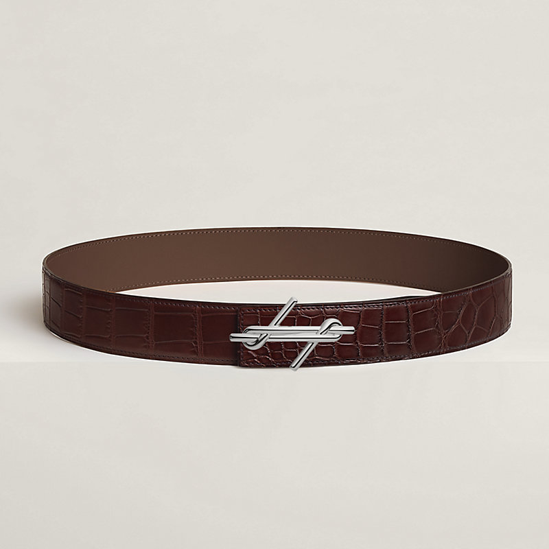 ベルトバックル（キット） メンズ 《Hヌエ》 38 & レザーベルト 38 mm