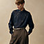 ベルトバックル（キット） メンズ 《Hヌエ》 38 & レザーベルト（キット） 38, イメージ: 着用例, worn, ビュー3の3