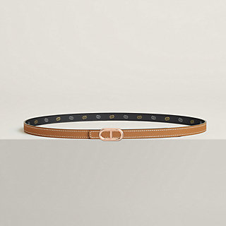 ♡美品♡ エルメス Hバックル ブラウン　リバーシブル　ベルト HERMES（エルメス） ベルト リバーシブル バックル ○Z刻印 レザー H