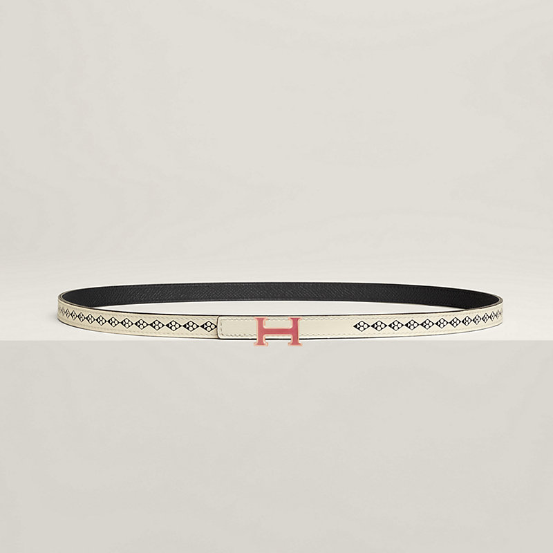 ‼️ 美品 ‼️ HERMES ブラック レザー バックル2個付き‼️ HERMES 最新作 ベルト チェーン 本革レザー 黒 Andy 26 Bad Boy