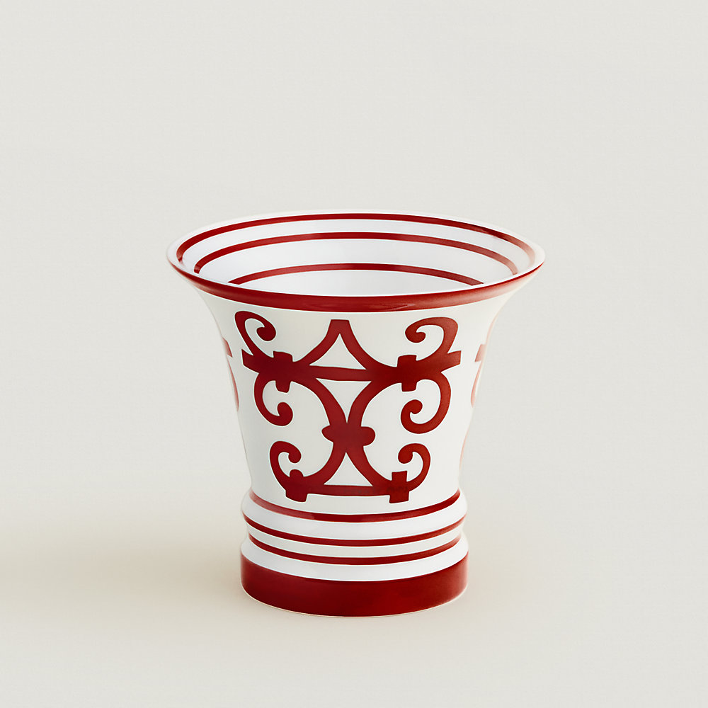 エルメス　花器　ベース　「ガダルキヴィール」PM ベース 〈ガダルキヴィール〉 PM | Hermès - エルメス-公式サイト