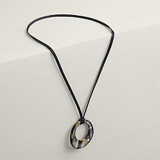 HERMES ペンダント　ステレール・マーブルリング ペンダント-《ステレール・