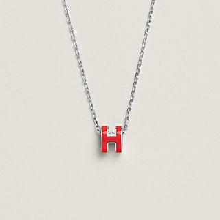 ペンダント 《ミニ・ポップH》 - レッド | Hermès - エルメス-公式サイト