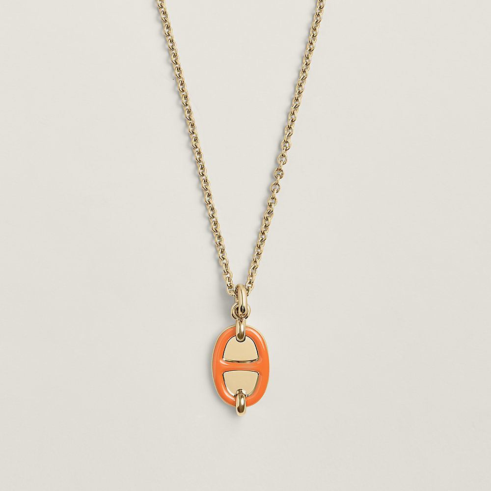 正規　HERMES ミニマイヨンペンダント ペンダント 《ミニ・マイヨン》 PM - ブラック | Hermès