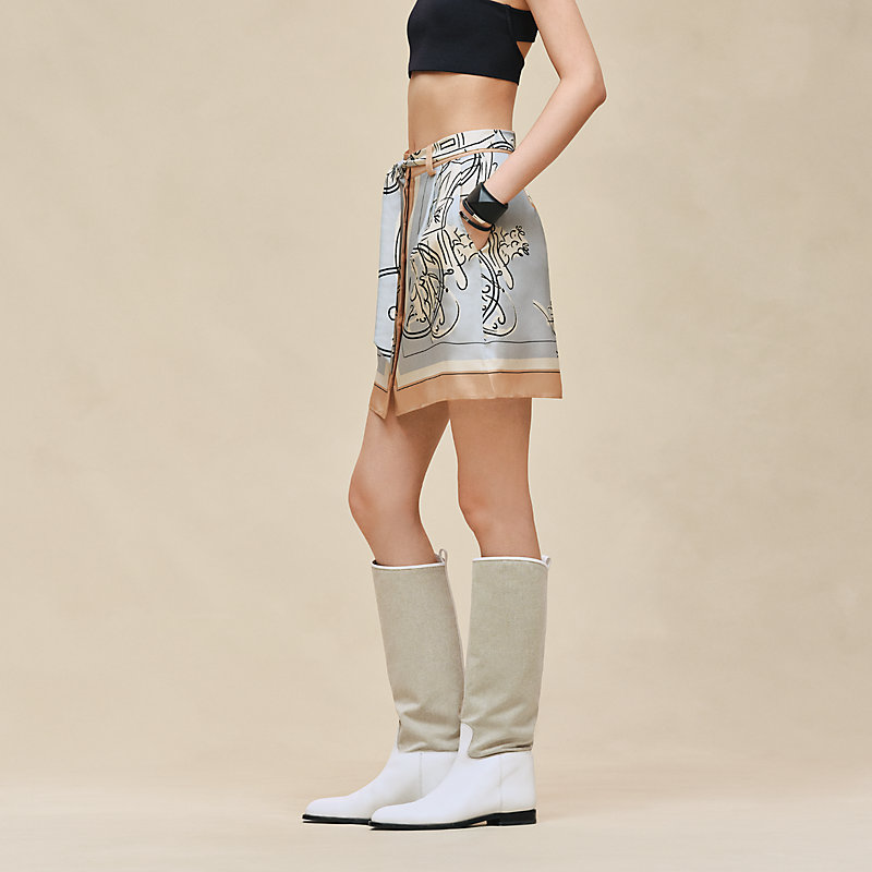 HERMES エルメス スカート セリエボタン ニット HERMES（エルメス） セリエボタン ニット ブランドオフ カシミヤ