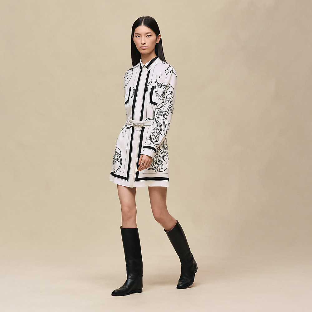 ボタン付きミニスカート-《