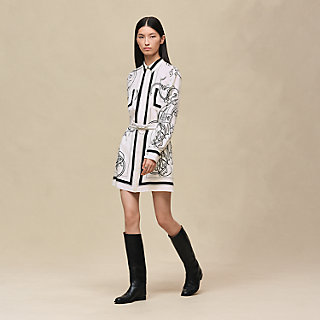 ボタン付きミニスカート-《