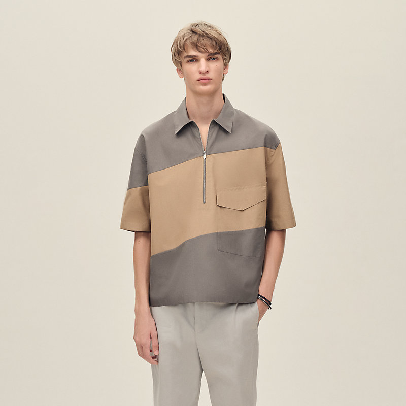 HERMES 総柄 ニット ポロ エルメス ポロシャツ ポロネックニット 《オリゾン・コロレ》 | Hermès - エルメス-公式サイト