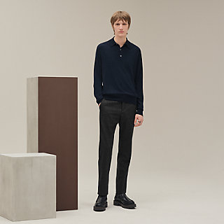 ポロネックニット-長袖-《h》