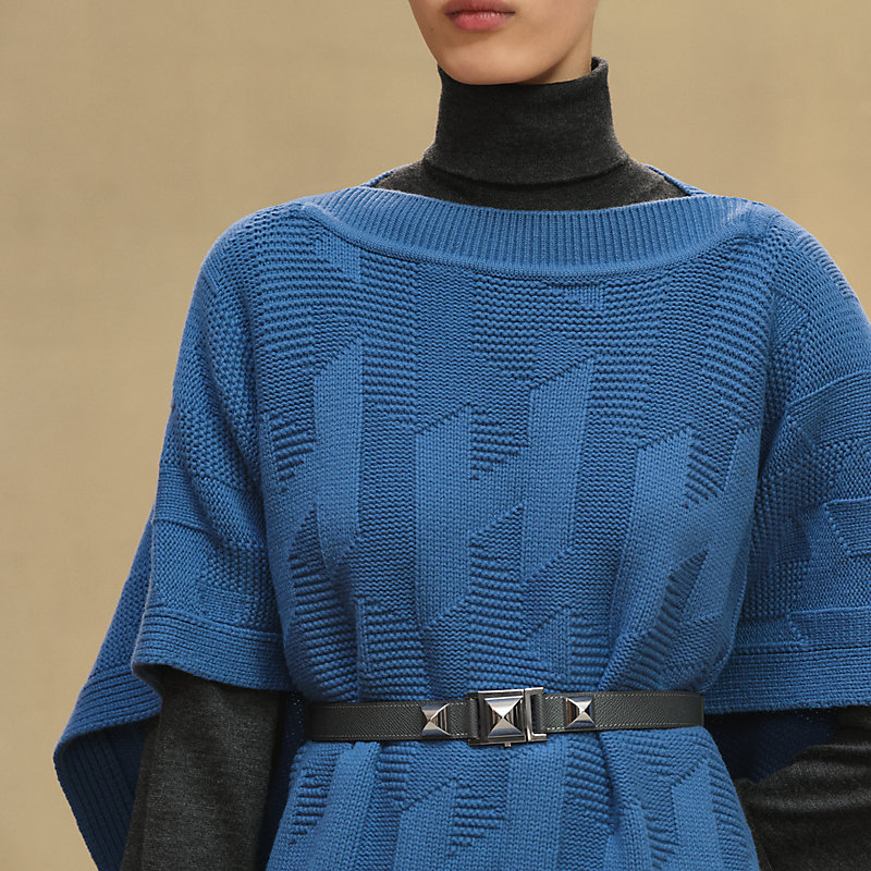 ポンチョ - ブルー | Hermès - エルメス-公式サイト