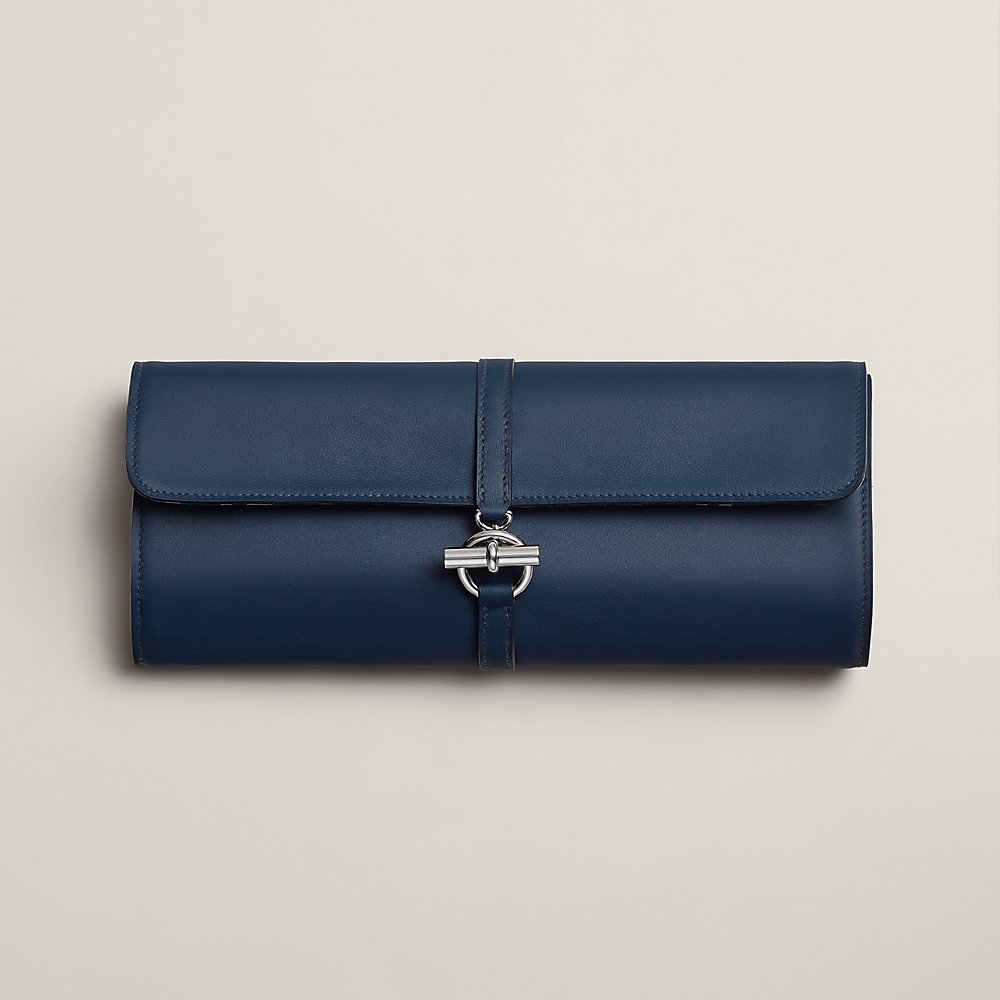 ポーチ 《グレナン》 - ブルー | Hermès - エルメス-公式サイト