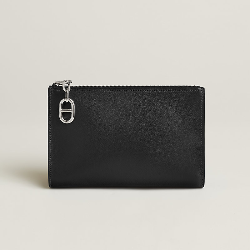 HERMES エルメス　ポーチ　ジップアンゴー　PM シェーヌダンクル　ブラック ポーチ 《ジップアンゴー》 PM シェーヌ・ダンクル | Hermès