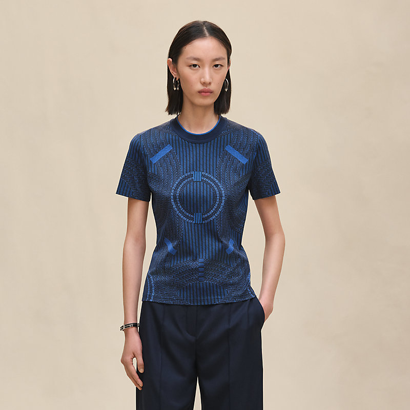 【エレガント】エルメス マイクロTシャツ オシャレ＊【HERMES】エルメス マイクロTシャツ 半袖 (HERMES/T