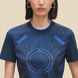 HERMES リボンプリント　Tシャツ　グレージュリボン　XLサイズ HERMES リボンプリント Tシャツ グレージュリボン XLサイズ