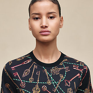 マイクロTシャツ 《レ・クレ》プリント | Hermès - エルメス-公式サイト