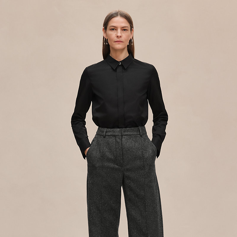 マイクロシャツ - ブラック | Hermès - エルメス-公式サイト