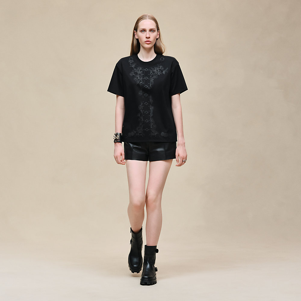 マキシTシャツ 《カルトゥッシュ》 | Hermès - エルメス-公式サイト