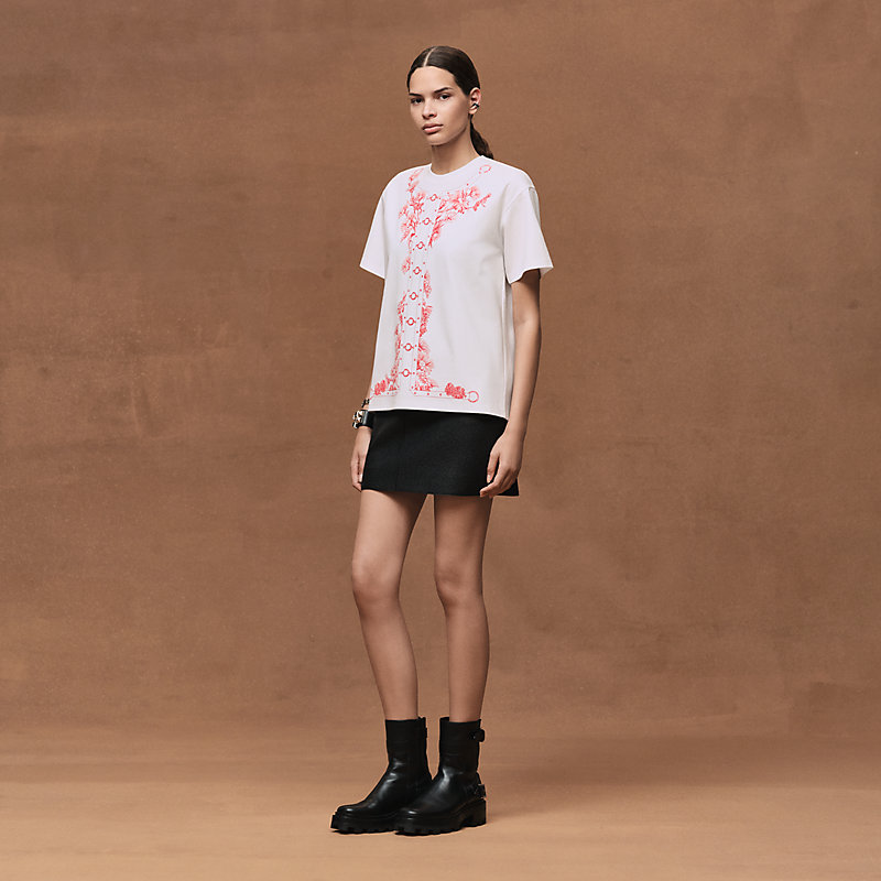 マキシTシャツ 《カルトゥッシュ》 | Hermès - エルメス-公式サイト