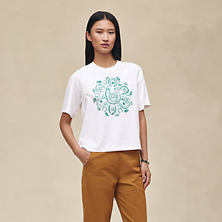 マキシTシャツ 《カルトゥッシュ》 | Hermès - エルメス-公式サイト