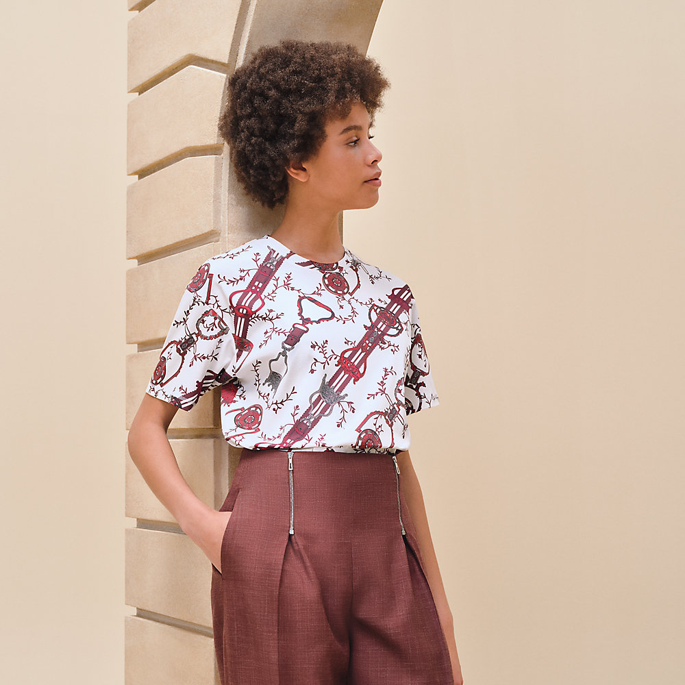 マキシTシャツ 《鐙》 インターロック | Hermès - エルメス-公式サイト