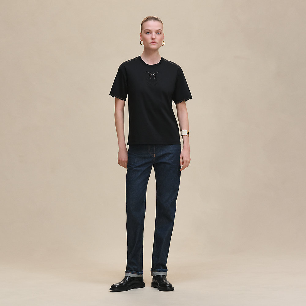 マキシTシャツ 刺繍入り | Hermès - エルメス-公式サイト