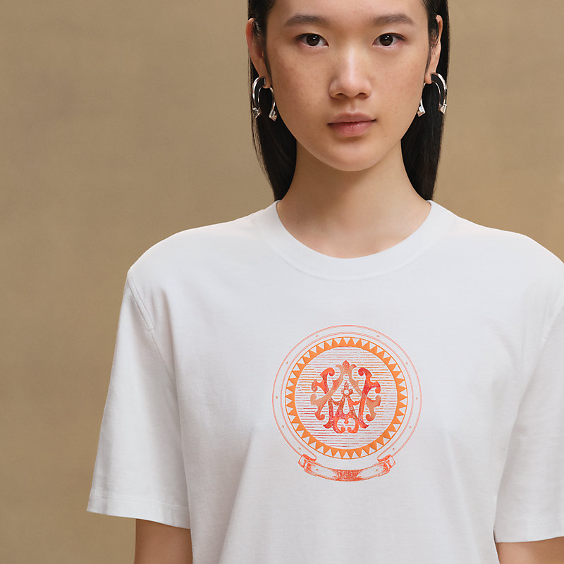 マキシドレス 《カルトゥッシュ》 - ホワイト | Hermès - エルメス