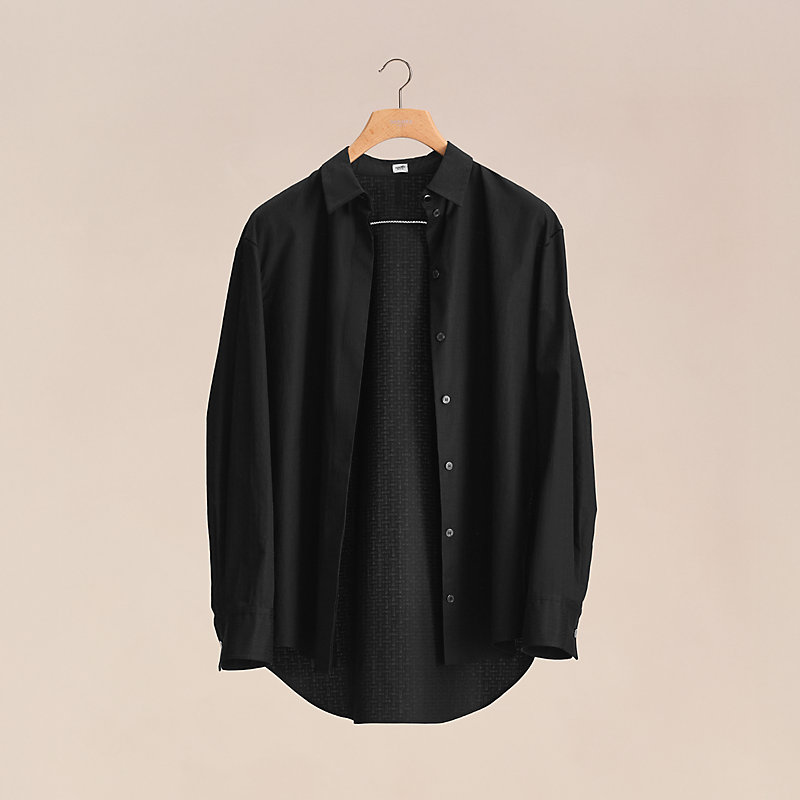エルメス　シャツ マスキュリンシャツ - ブラック | Hermès - エルメス-公式サイト