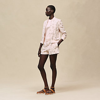 ミニショートパンツ 《フェロヌリー・リミックス》プリント | Hermès