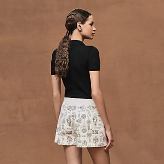 ミニショートパンツ 《フェロヌリー・リミックス》プリント | Hermès