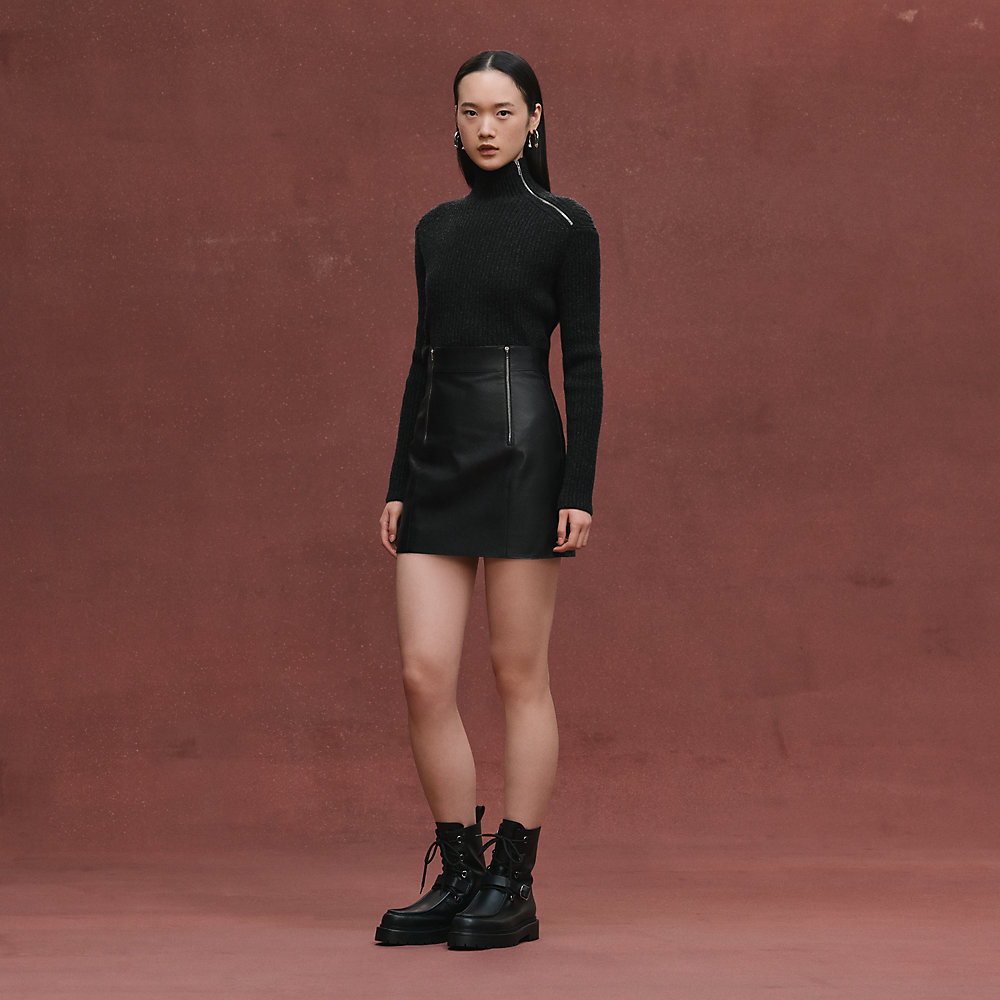 ミニスカート - ブラック | Hermès - エルメス-公式サイト