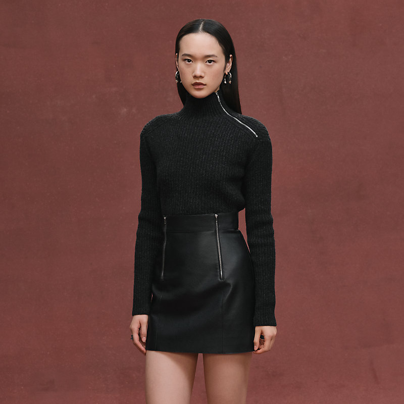 ミニスカート - ブラック | Hermès - エルメス-公式サイト