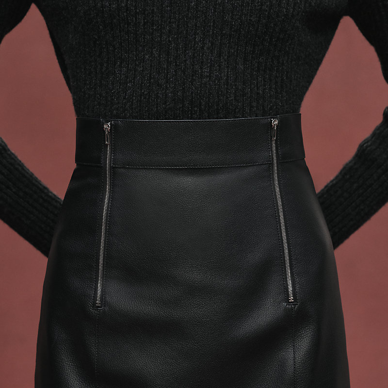 ミニスカート - ブラック | Hermès - エルメス-公式サイト