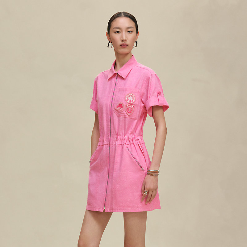 ミニドレス - ピンク | Hermès - エルメス-公式サイト