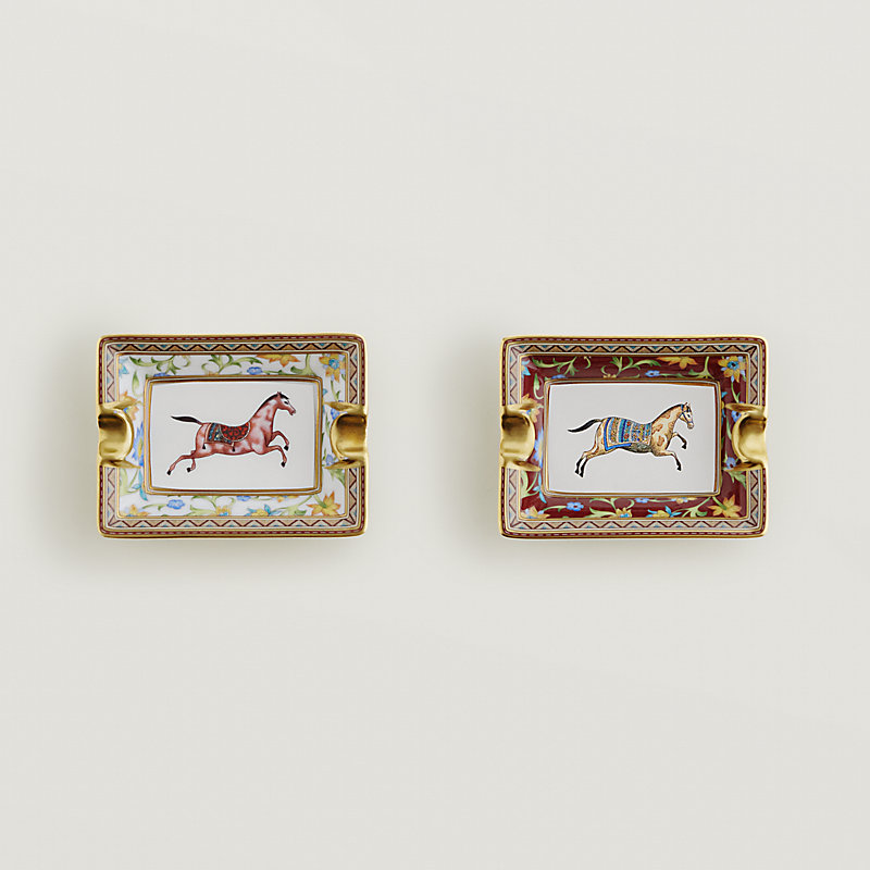 HERMES 陶器製ミニ灰皿 2個セット ミニ灰皿2点セット 〈シュヴァルドリアン〉 | Hermès - エルメス-公式
